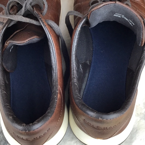 Cole Haan Men's Dark Brown Leather Sneakers Size 10.5 M - Picture 12 of 12